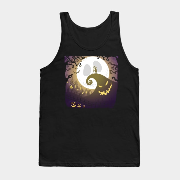 Nightmare before...Halloween Tank Top by LanfaTees